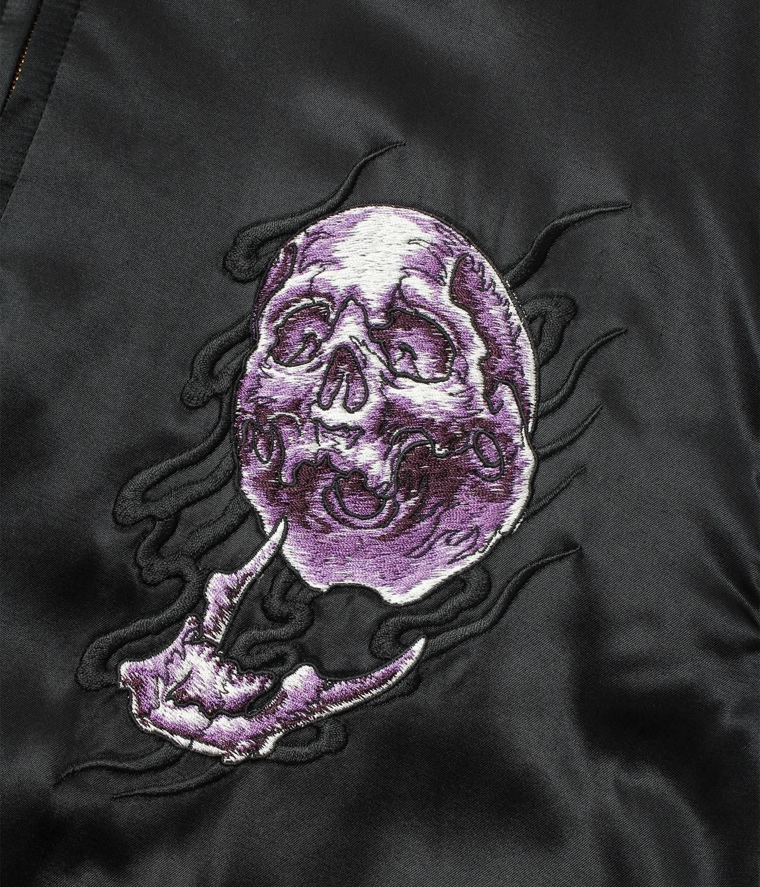 ワコマリア　スカジャン　シルク　刺繍　アーカイブ　黒　M WACKO MARIA (ワコマリア)】 56TATTOO スカジャン│WACKO MARIA