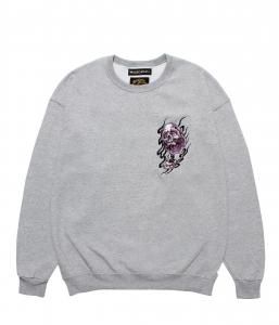 WACKOMARIA/拾ޥꥢ/̵2025FW/56 TATTOO STUDIO / CREW NECK SWEAT SHIRT(GRAY)/åȤξʲ