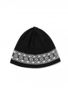 COOTIE PRODUCTIONS/ƥץ/2025AW/Jacquard Cuffless Beanie(Black)/ӡˡξʲ