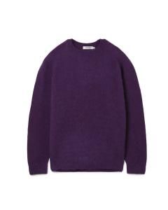 nonnative/Υͥƥ/̵2025AW/DWELLER PULLOVER SWEATER KID MOHAIR/W/N/P YARN(PURPLE)/˥åȥξʲ