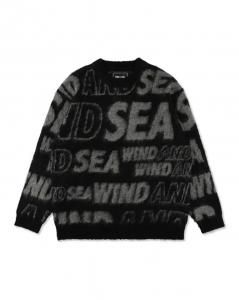 WIND AND SEA/󥷡/̵2025FW/Shaggy Logo Knit Sweater/˥åȥξʲ