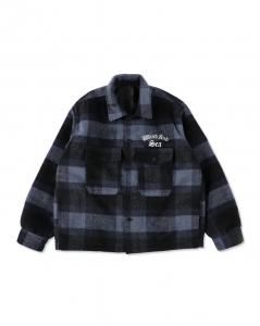 WIND AND SEA/󥷡/̵2025FW/Shaggy Plaid Shirt Jacket/㥮㥱åȤξʲ