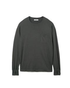 nonnative/Υͥƥ/̵2025AW/DWELLER L/S TEE MERINO WOOL OVERDYED(GRAY)/åȥξʲ