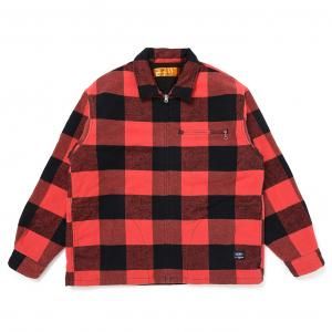 CHALLENGER/󥸥㡼/̵2025AW/LINING ZIP UP SHIRT(ORANGE-BLACK)/åץåץĤξʲ