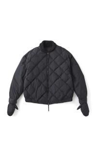 OLD JOE/ɥ硼/̵2025 AW & EARLY SPRING/HIGH-COUNT SILK MITTEN PUFF JACKET(BLACK)/ѥե㥱åȤξʲ