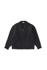 OLD JOE/ɥ硼/̵2025 AW & EARLY SPRING/BOUCLE ALPAKA ZIP CARDIGAN(ONYX)/ǥξʲ