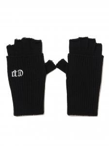 COOTIE PRODUCTIONS/ƥץ/2025AW/Knit Cuffed Fingerless Glove(Black)/ե󥬡쥹֤ξʲ