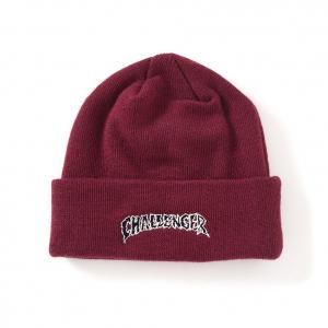 CHALLENGER/󥸥㡼/2025AW/CRASH LOGO KNIT CAP(BURGUNDY)/˥åȥåפξʲ