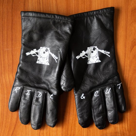 remakeLeather Gloves -ride&cut- M
