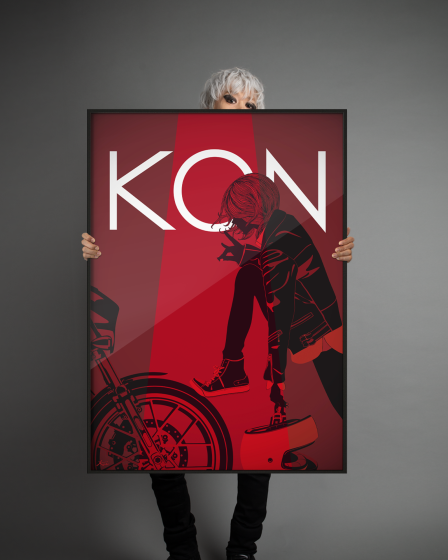 ART POSTER「KON」<img class='new_mark_img2' src='https://img.shop-pro.jp/img/new/icons4.gif' style='border:none;display:inline;margin:0px;padding:0px;width:auto;' />
