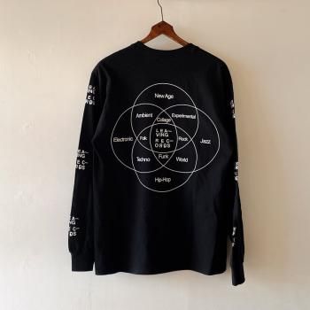 LEAVING RECORDS / ALL GENRE LONG-SLEEVE(BLACK)