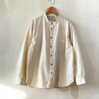 S&Y WORKSHOP Original / 100% Organic cotton Stand-up collar Shirt
