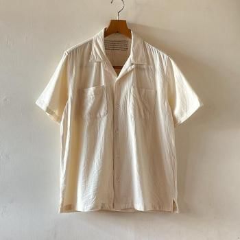 S&Y WORKSHOP ORIGINAL / 100% Organic cotton Open Collar Shirt