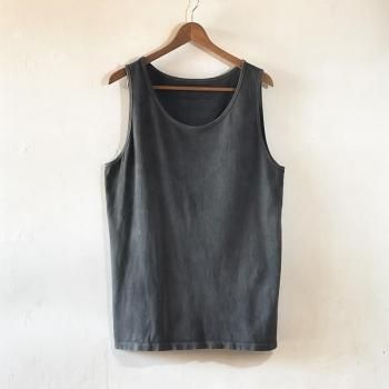 S&Y WORKSHOP ORIGINAL / "Bengala Mud dyeing "100% Organic cotton "TANK TOP"