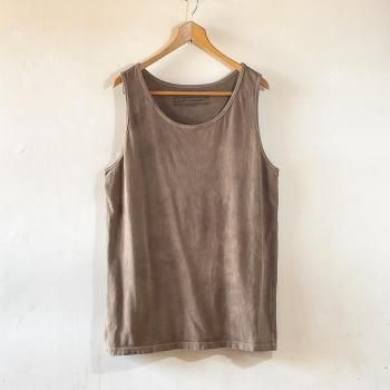S&Y WORKSHOP ORIGINAL / "Bengala Mud dyeing "100% Organic cotton "TANK TOP"
