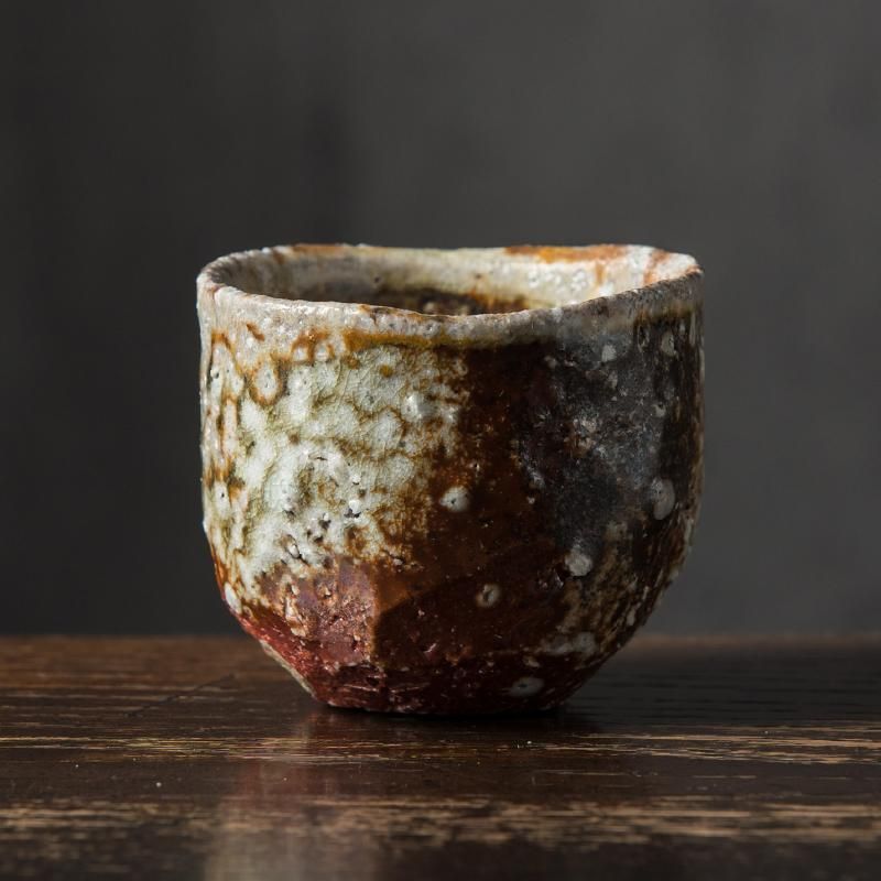 信楽灰被 ぐい呑 - オンラインショップ「ギャラリー陶ほうざん」