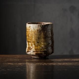 信楽灰被 湯呑 - オンラインショップ「ギャラリー陶ほうざん」