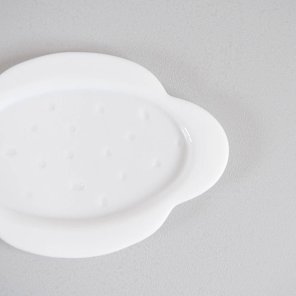 ガラス作家のストライプ角皿・井上枝利奈 井上枝利奈ガラスドーム | RINFA