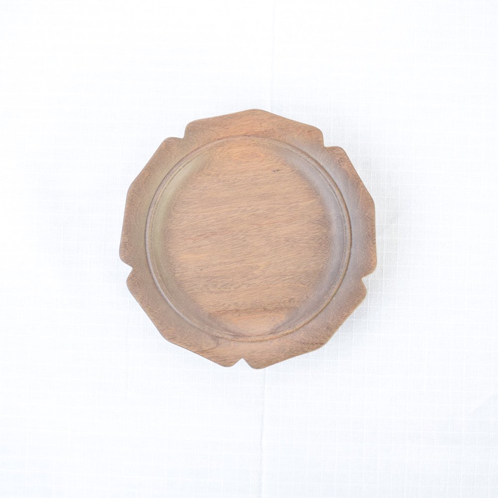 作家 松本克也 木の皿昨年購入 - 食器