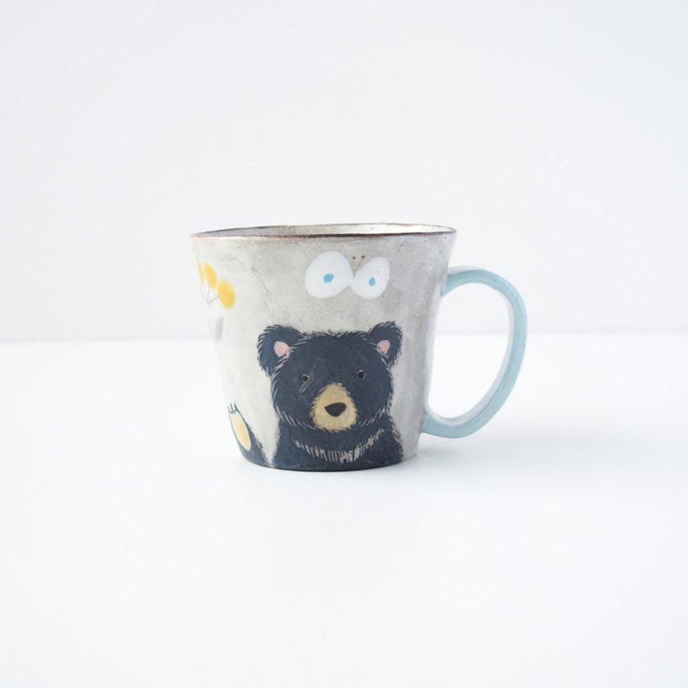 森野奈津子 くま柄 マグカップ A - SLOW MARKET （スロー マーケット