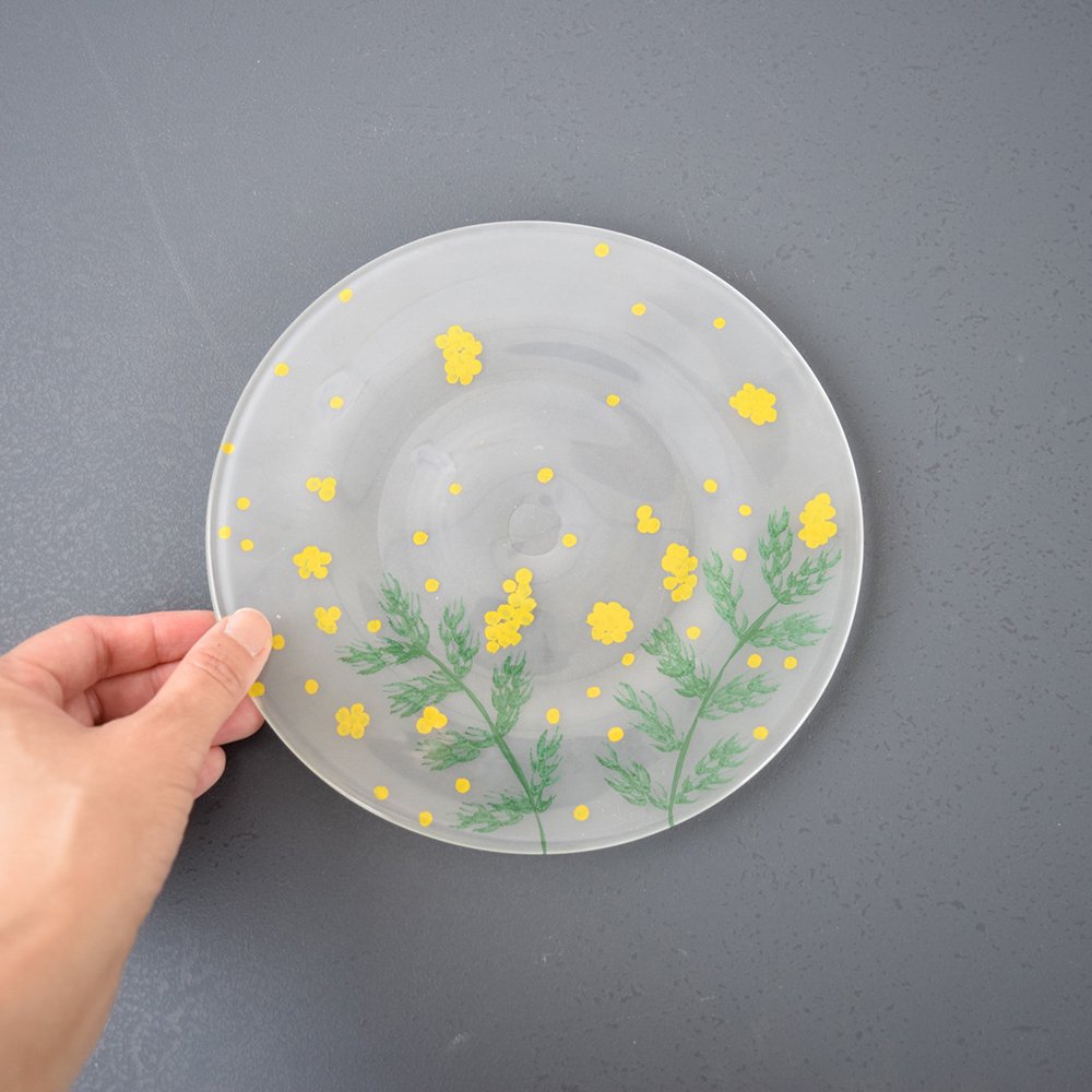 Yukiko Nakano  mimosa plate  2406-13-1