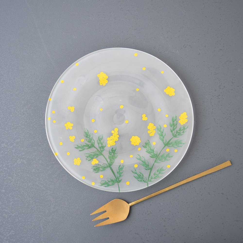 Yukiko Nakano  mimosa plate  2406-13-1