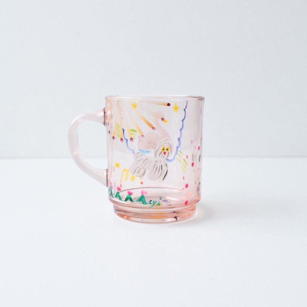 CYILABO  glass mug դ  2407-1