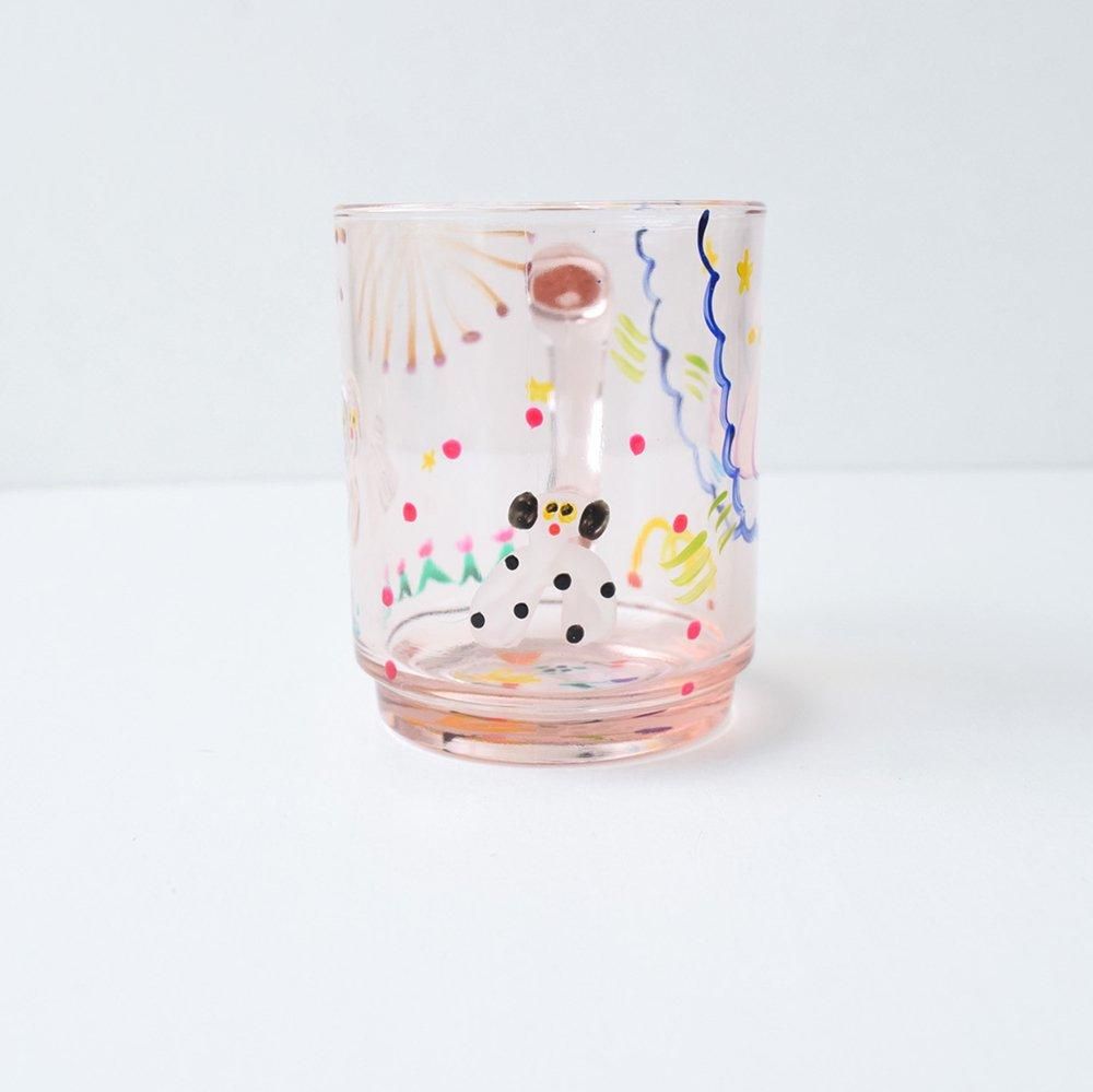 CYILABO  glass mug դ  2407-1