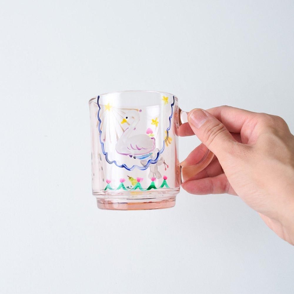 CYILABO  glass mug դ  2407-2