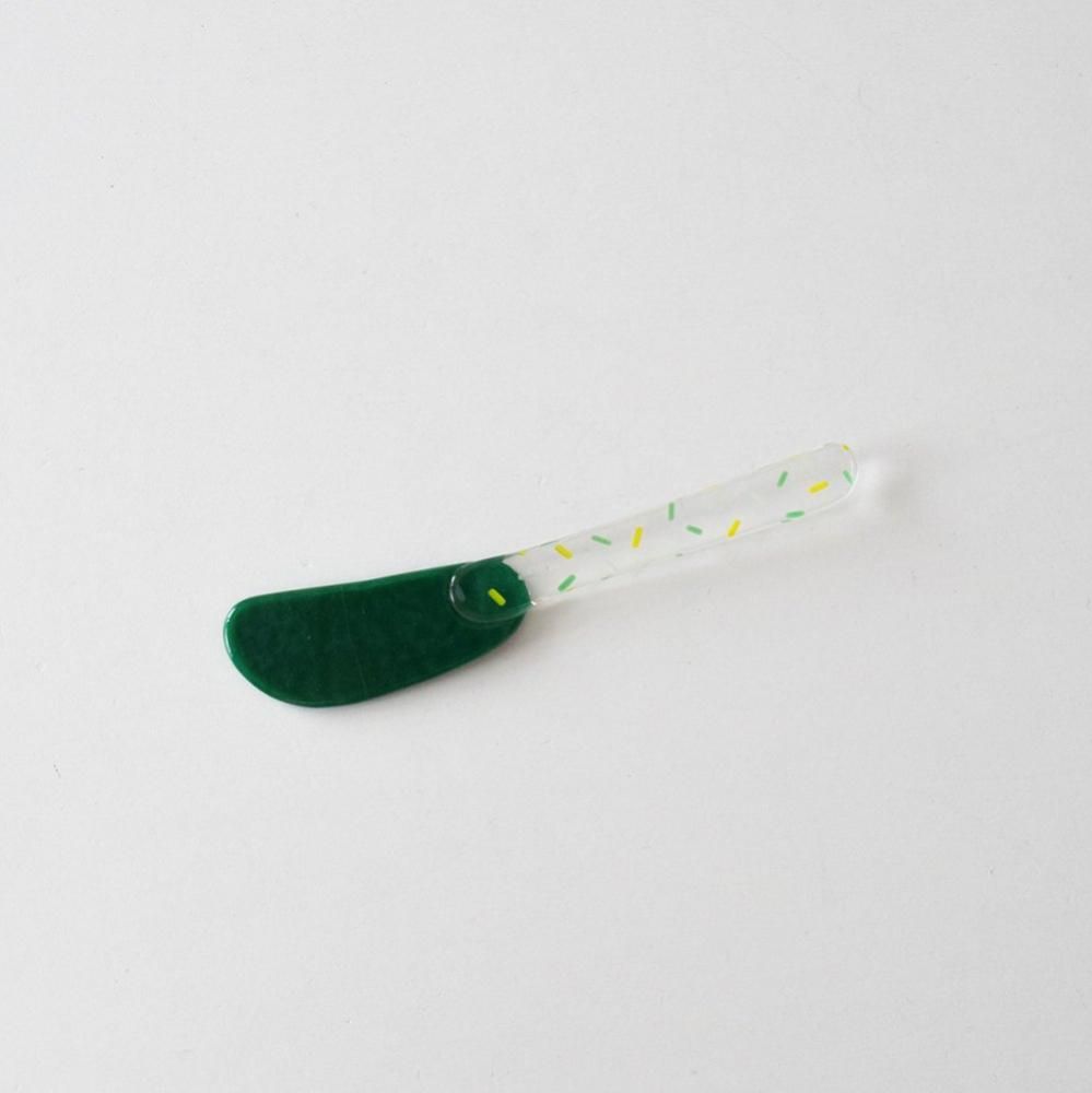 天気雨　ガラス　ジャムナイフ　2本セット 天気雨 ガラス ジャムナイフ 2本セット 天気雨 - 作家さんの器と