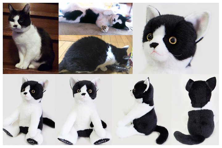 愛猫ウェイトキャット 白黒ハチワレ猫 Fumu Fumu Bear Stock フムフム ベアストック