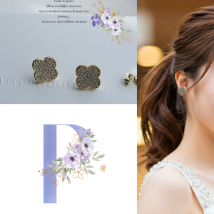 <img class='new_mark_img1' src='https://img.shop-pro.jp/img/new/icons58.gif' style='border:none;display:inline;margin:0px;padding:0px;width:auto;' />餭ӥ塼оCz Diamond  clover pavet pierceearring15mmˡʥɡ