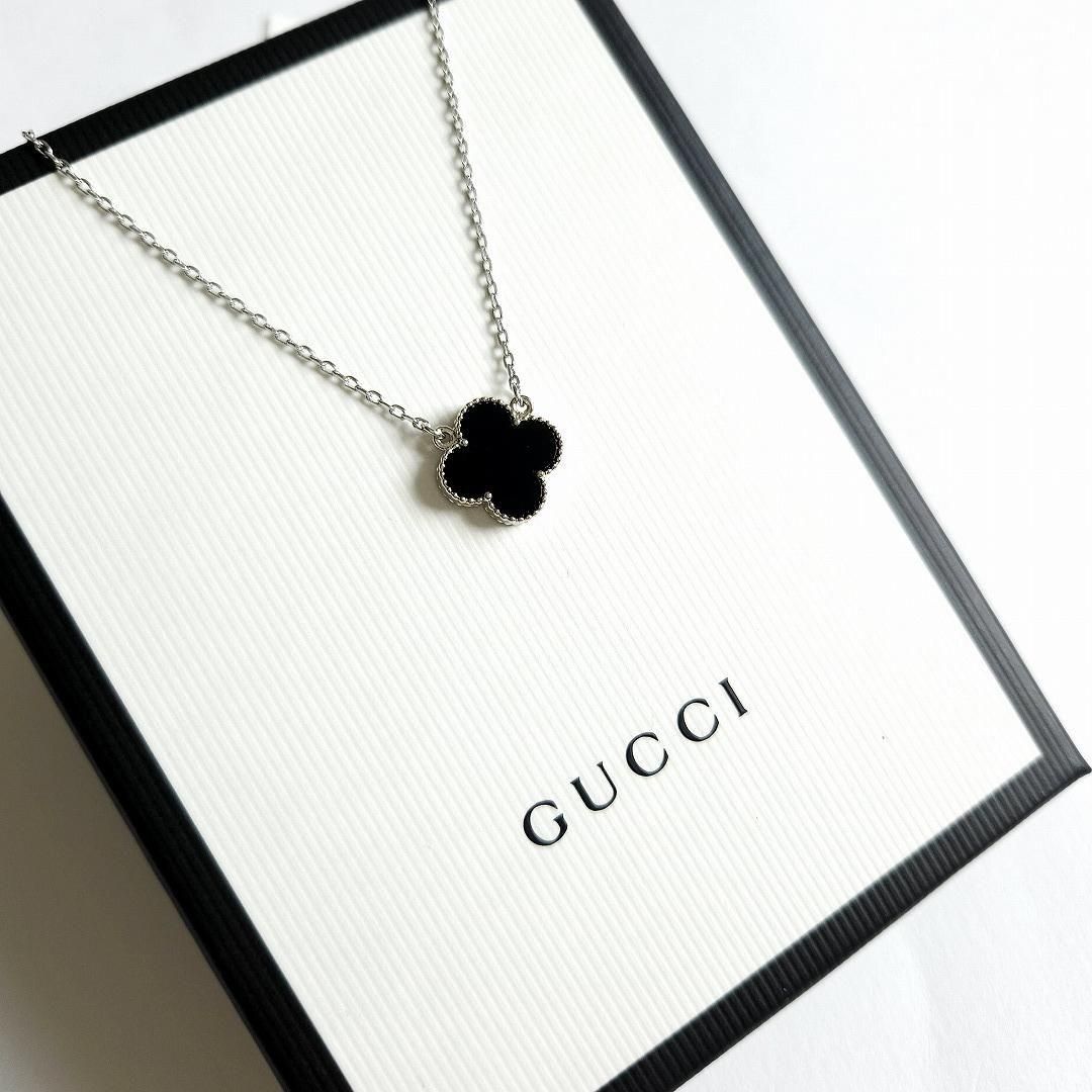 ネックレス 新品 黒蝶貝&白蝶貝 クローバー オニキス シルバー刻印 楽天市場】ネックレス クローバー 天然白蝶貝 シェル ステンレス