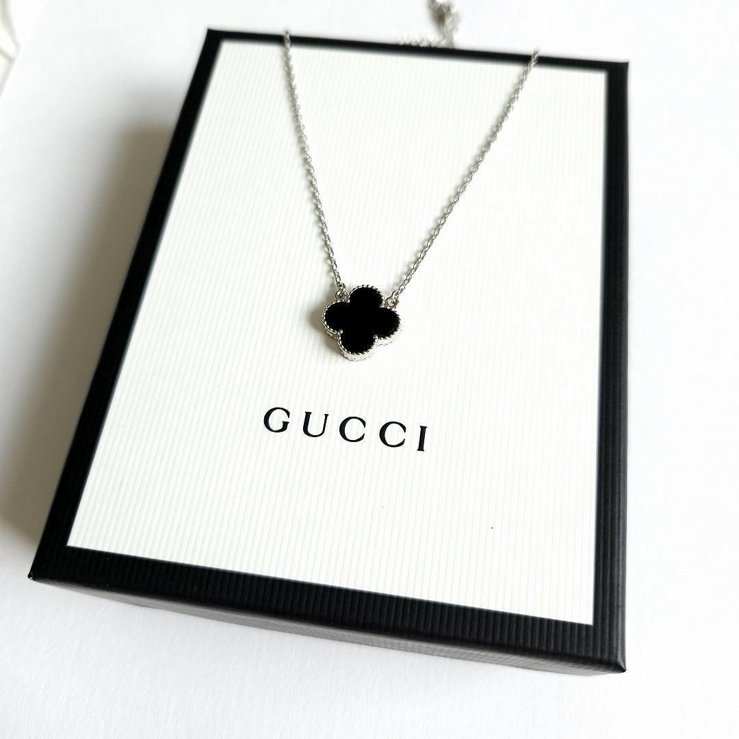 オニキス　ネックレス　バングル　セット 心が落ち着くオニキスペンダント】F.H. シルバーネックレス