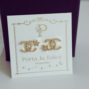 ޯ  Cz Twinkl star(餭)  CC pierce  earring
