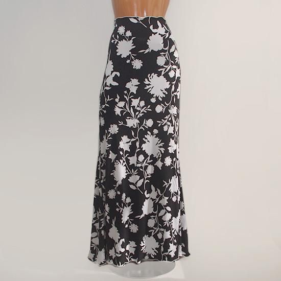 フラメンコスカート フラワープリント スーパーシンプルレッスンスカート