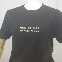刺繍入りTシャツ スペイン語に見える日本語シリーズ　