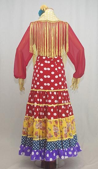 ★週末セール★新品★フラメンコ衣装＊ティアードファルダ タイムセール・お振込み限定】フラメンコ衣装＊ティアード