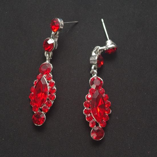 全9色 クリスタルピアス - オリジナル フラメンコ衣装「12DOCE