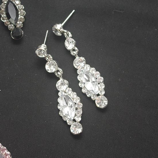 全9色 クリスタルピアス - オリジナル フラメンコ衣装「12DOCE