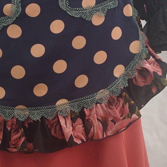 DOCE de FLAMENCO フラメンコ トップス Mサイズ　ネイビー DOCE de FLAMENCO フラメンコ トップス Mサイズ ネイビー - メルカリ
