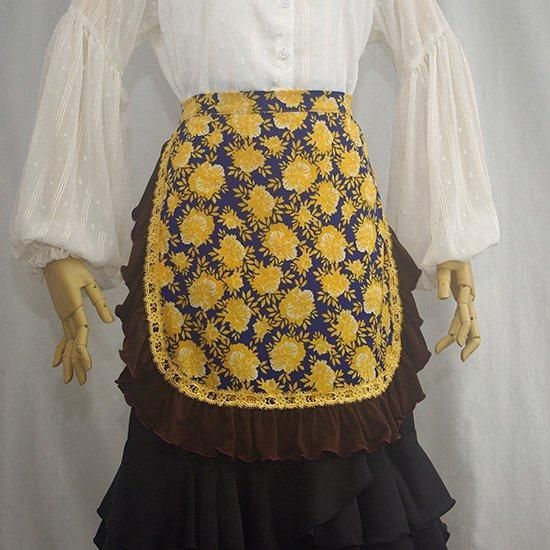 フラメンコ衣装 イエロー✖️ブルー　花柄 フラメンコ衣装 イエロー✖️ブルー 花柄 フラメンコ衣装