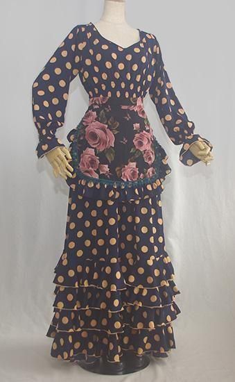 【フラメンコ衣装】ホワイト tienda de flamenco ワンピース OOP001_01.jpg?20140714191839