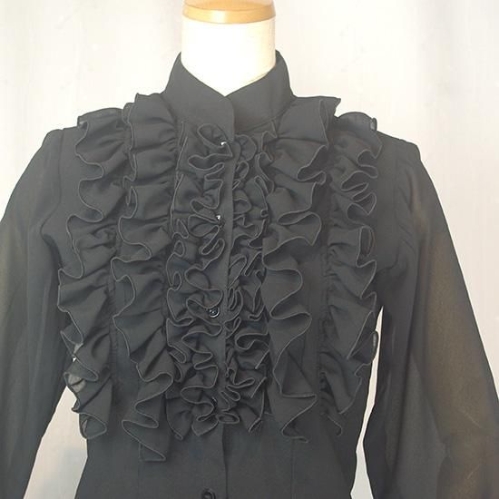 【新品】DOCE del FLAMENCO 黒レースブラウス 新品】DOCE del FLAMENCO 黒レースブラウス 黒いトップス／BLACK