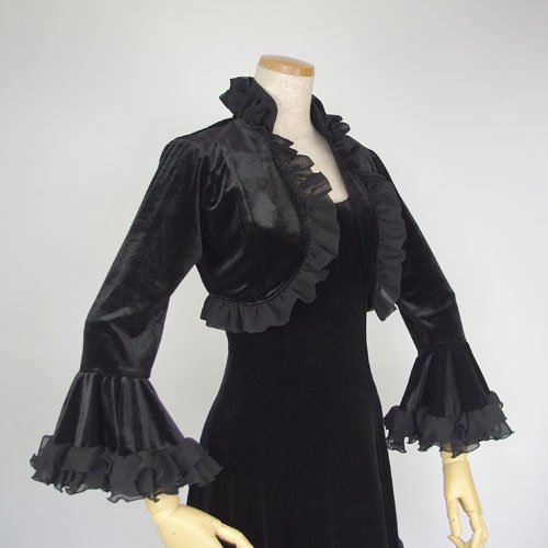 黒ボレロ フラメンコ衣装 スペイン製