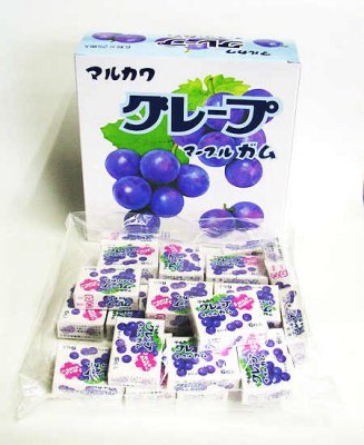 駄菓子「ビッグボックスガム（グレープマーブル）」駄菓子の通販 問屋 やまぐち｜おもちゃ 卸売り