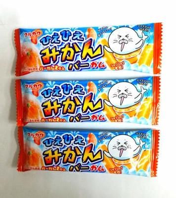 駄菓子「マルカワ・ひえひえみかんバーガム」駄菓子の通販 問屋