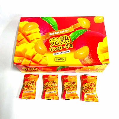 駄菓子「完熟マンゴーグミ」駄菓子の通販 問屋 やまぐち｜おもちゃの格安卸売り