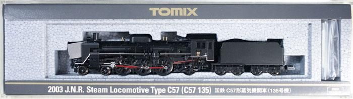 中古 AB】2003 TOMIX C57形蒸気機関車（135号機） - 鉄道模型中古N