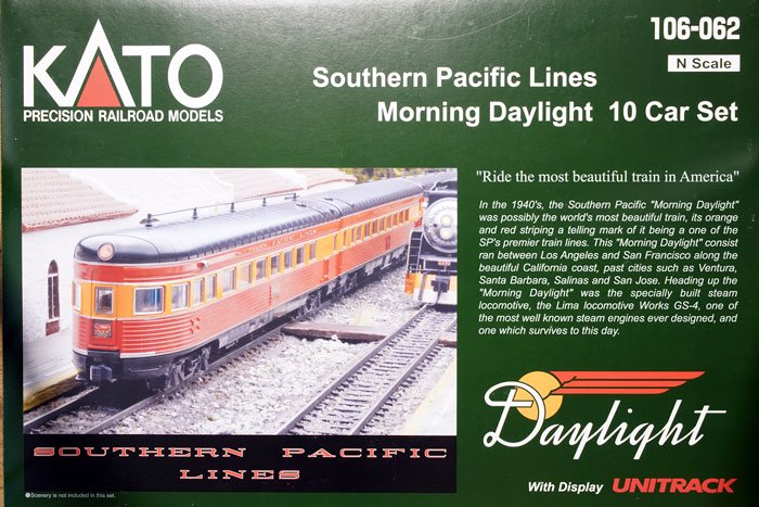 中古 S】106-062 KATO USA Southern Pacific Daylight SP Lines 10両